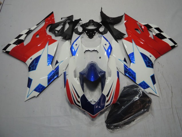 Discount 2011-2014 White Blue Red Ducati 1199 Bike Fairing Canada