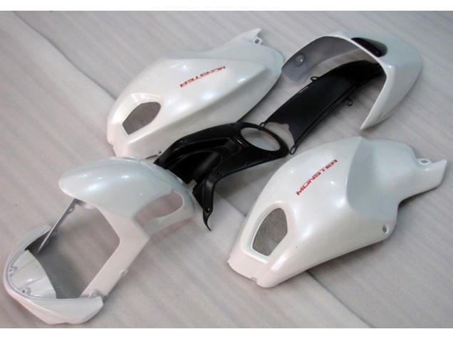 Discount 2008-2012 White Red Monster Ducati Monster 696 Motorbike Fairings Canada