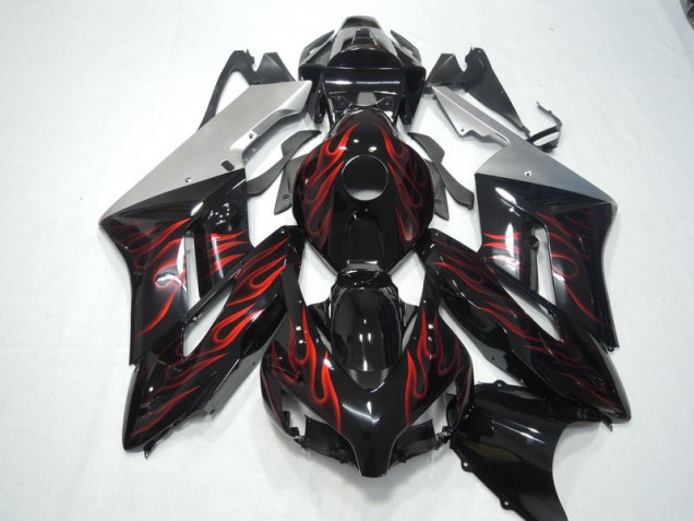 Discount 2004-2005 Black Red Flame Honda CBR1000RR Motorbike Fairing Canada