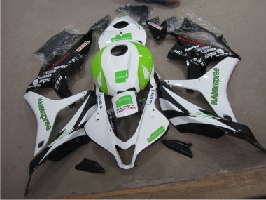 Discount 2004-2005 White Green Hannspree Honda CBR1000RR Motorcycle Fairing Kit Canada