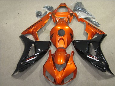 Discount 2006-2007 Black Orange Fireblade Honda CBR1000RR Motorbike Fairing Canada