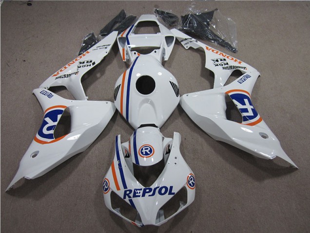 Discount 2006-2007 White Blue Repsol Honda CBR1000RR Bike Fairing Kit Canada