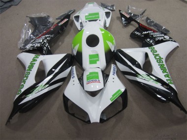 Discount 2006-2007 White Green Hannspree Honda CBR1000RR Motorcycle Fairing Canada