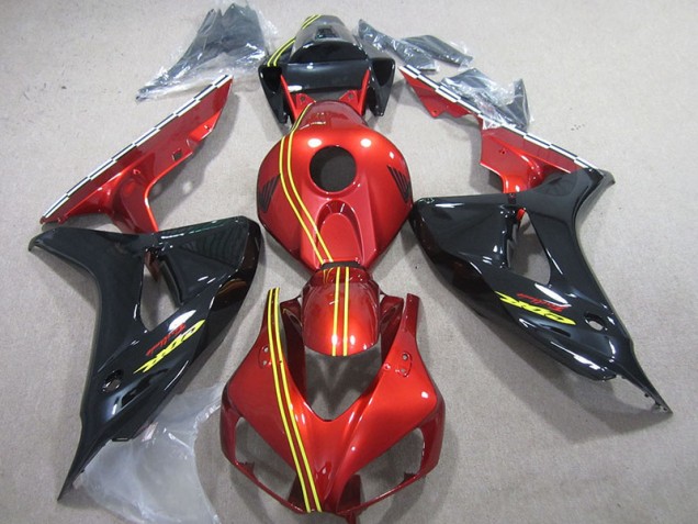 Discount 2006-2007 Black Red Yellow Honda CBR1000RR Motorcycle Fairing Kit Canada