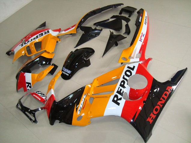 Discount 1995-1998 Orange Black Repsol Honda CBR600 F3 Motorbike Fairings Canada