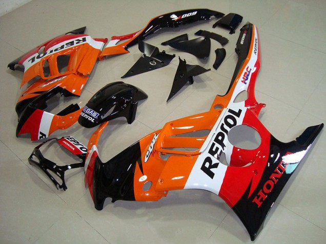 Discount 1995-1998 Black Orange Repsol Honda CBR600 F3 Replacement Fairings Canada