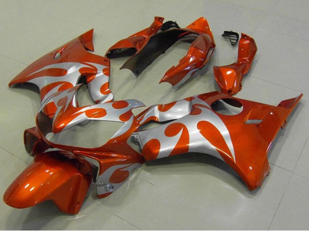 Discount 2004-2007 Orange Silver Honda CBR600 F4i Motor Bike Fairings Canada