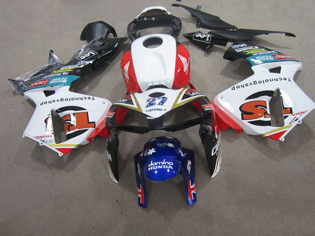 Discount 2005-2006 White Blue 27 Honda CBR600RR Replacement Motorcycle Fairings Canada