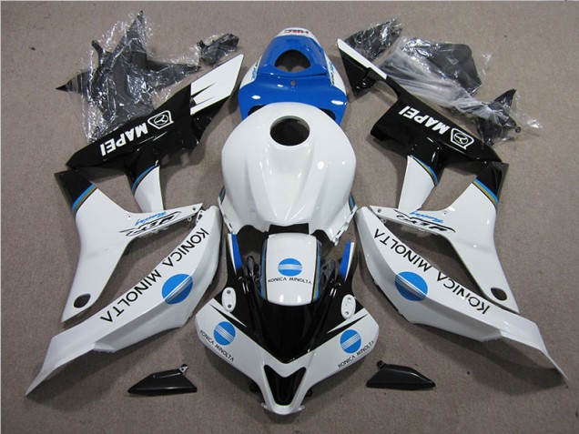 Discount 2007-2008 Blue White Black Konica Minolta MAPEI Honda CBR600RR Moto Fairings Canada