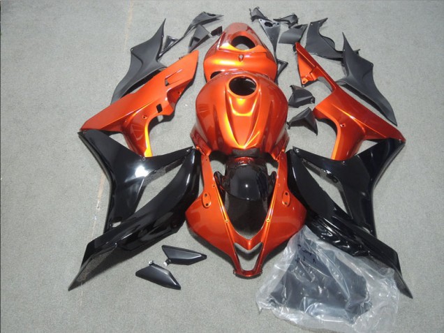 Discount 2007-2008 Orange Black Honda CBR600RR Motorbike Fairing Canada