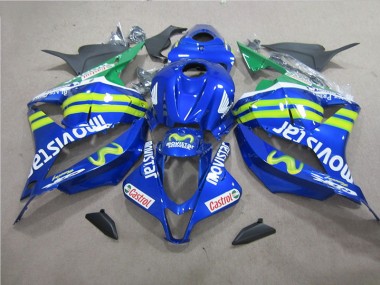 Discount 2009-2012 Blue White Movistar Honda CBR600RR Bike Fairings Canada