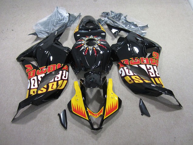 Discount 2009-2012 Black Yellow Honda CBR600RR Motorcycle Fairing Canada