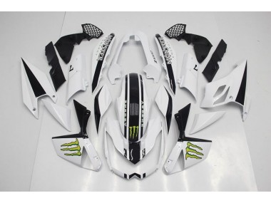 Discount 2007-2009 White Kawasaki Z1000 Moto Fairings Canada