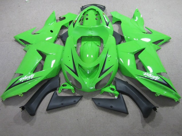 Discount 2006-2007 Green Ninja Kawasaki ZX10R Motor Bike Fairings Canada