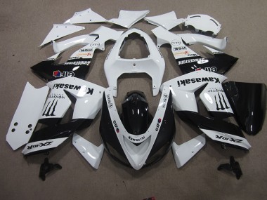 Discount 2006-2007 White Touch4 Monster Kawasaki ZX10R Bike Fairing Kit Canada