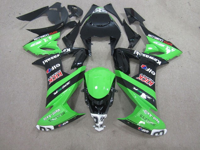 Discount 2008-2010 Black Green Kawasaki ZX10R Bike Fairings Canada