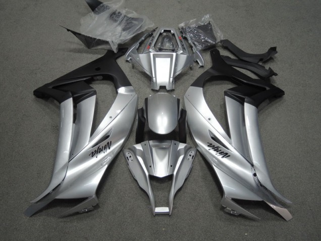 Discount 2011-2015 Silver Black Ninja Kawasaki ZX10R Motorcycle Replacement Fairings Canada