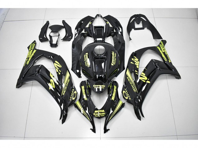 Discount 2016-2019 Black Yellow Reacing Team Ninja Kawasaki ZX10R Motorbike Fairing Canada