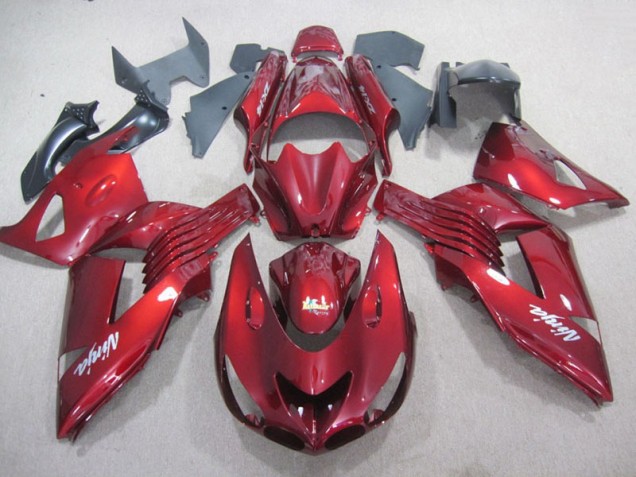 Discount 2006-2011 Red White Ninja Decal Kawasaki ZX14R ZZR1400 Bike Fairings Canada