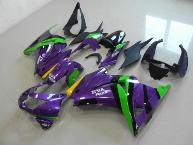 Discount 2008-2012 Purple EVA Racing Kawasaki ZX250R Bike Fairing Canada