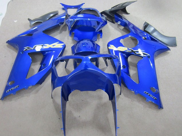 Discount 2003-2004 Blue 636 Kawasaki ZX6R Motorcycle Fairing Kits Canada