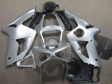 Discount 2003-2004 Silver Kawasaki ZX6R Motorcycle Fairings Kit Canada