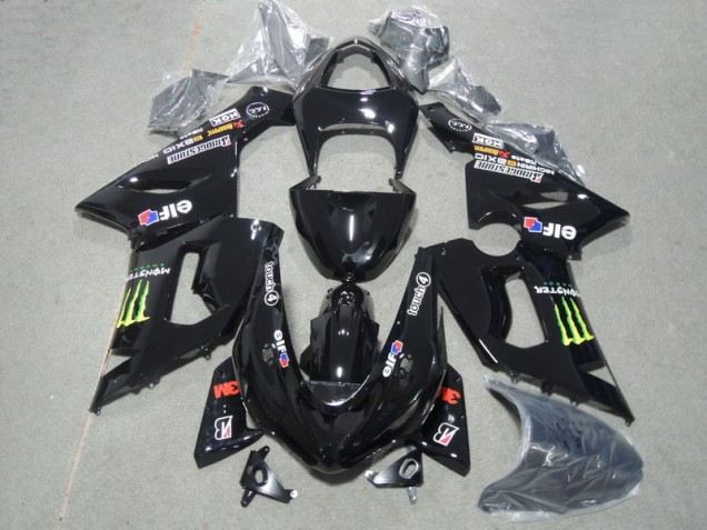 Discount 2005-2006 Black 3M Touch4 Monster Kawasaki ZX6R Motorcycle Fairings Canada