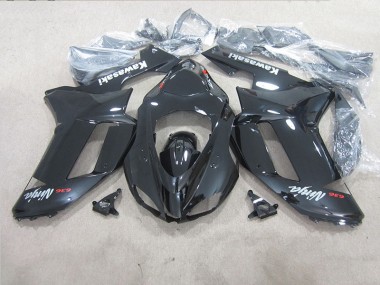 Discount 2007-2008 Black Ninja 636 Kawasaki ZX6R Moto Fairings Canada