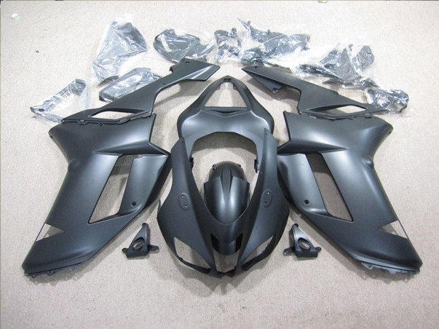 Discount 2007-2008 Black Kawasaki ZX6R Motorcycle Fairings Canada