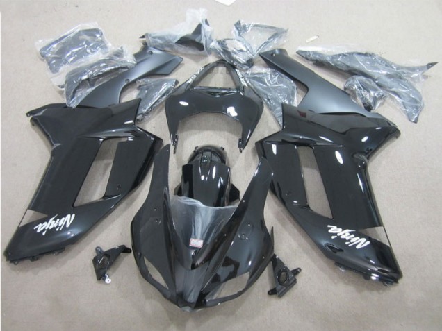 Discount 2007-2008 Black White Kawasaki ZX6R Motor Bike Fairings Canada