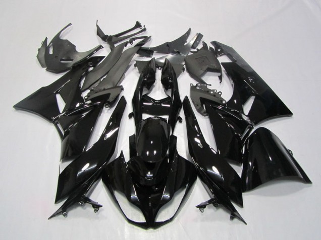 Discount 2009-2012 Black Kawasaki ZX6R Motorcycle Fairings Canada