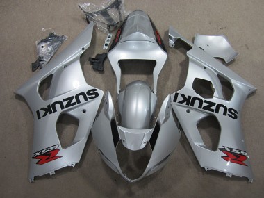 Discount 2003-2004 Silver Suzuki GSXR1000 Motorcycle Fairing Kits Canada