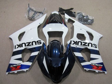 Discount 2003-2004 White Blue Black Decal Suzuki GSXR1000 Bike Fairings Canada