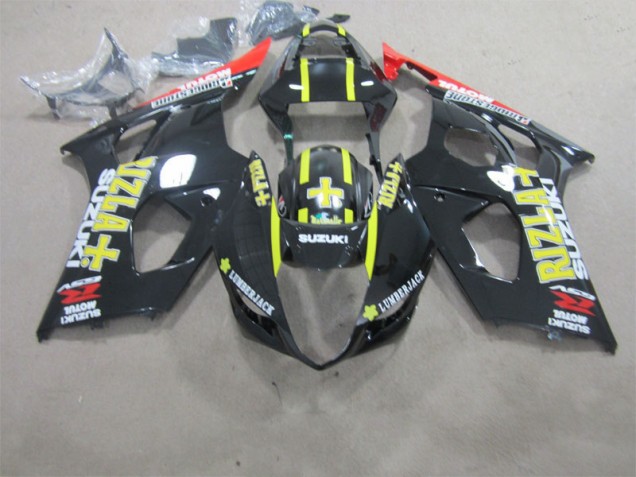 Discount 2003-2004 Black Rizla Suzuki GSXR1000 Motorbike Fairing Kits Canada