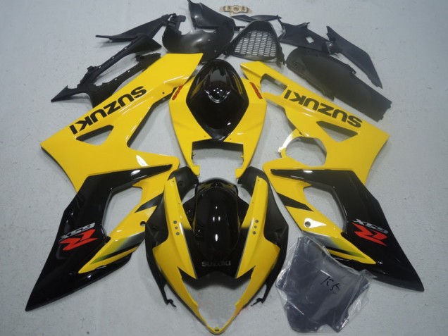 Discount 2005-2006 Yellow Black Suzuki GSXR1000 Motorcycle Fairings Kits Canada