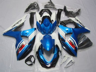 Discount 2009-2016 Blue White Suzuki GSXR1000 Replacement Motorcycle Fairings Canada