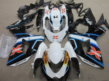 Discount 2009-2016 White Blue Brux Dark Dog Suzuki GSXR1000 Motorbike Fairing Kits Canada