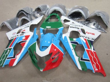 Discount 2001-2003 Blue Green White Motul Suzuki GSXR600 Motorcycle Bodywork Canada