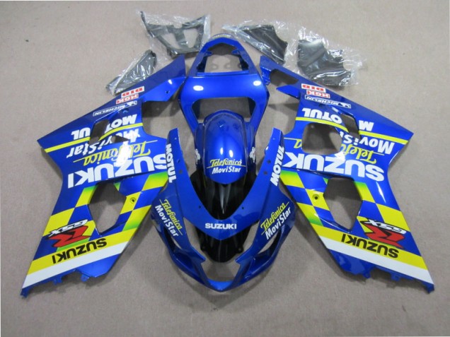 Discount 2001-2003 Blue Telefunica Movistar Suzuki GSXR600 Motorcycle Replacement Fairings Canada