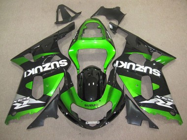 Discount 2001-2003 Black Green Suzuki GSXR600 Motorbike Fairing Canada