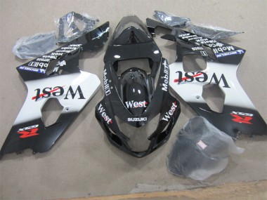 Discount 2004-2005 Black West Suzuki GSXR600 Motorcycle Fairing Kits Canada