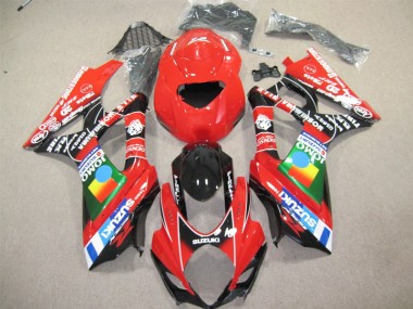 Discount 2004-2005 Red Black Suzuki GSXR600 Motorcycle Fairing Kit Canada