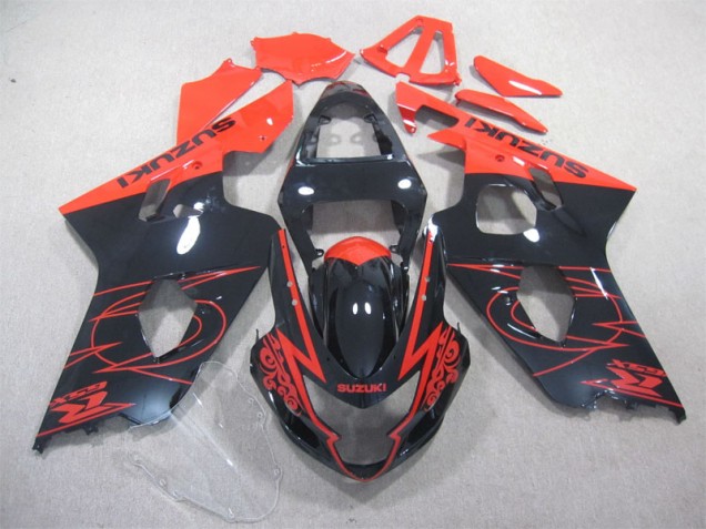 Discount 2004-2005 Black Red Suzuki GSXR600 Bike Fairings Canada