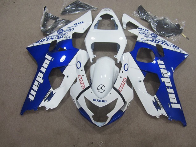 Discount 2004-2005 White Blue Motul Suzuki GSXR600 Motorbike Fairing Canada