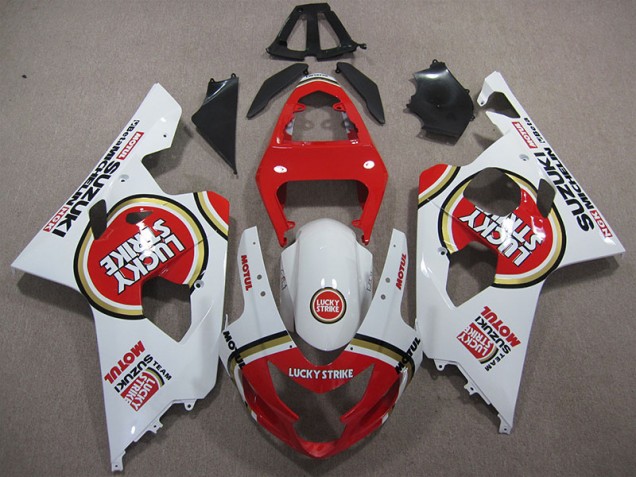 Discount 2004-2005 Red White Lucky Strike Motul Suzuki GSXR600 Motorcycle Replacement Fairings Canada