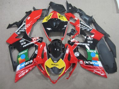 Discount 2006-2007 Black Red Yellow Jomo Suzuki GSXR600 Bike Fairings Canada