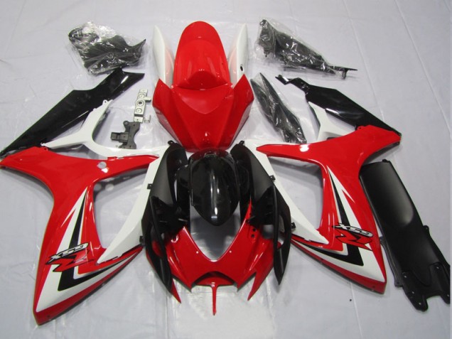 Discount 2006-2007 Black Red Suzuki GSXR600 Replacement Motorcycle Fairings Canada