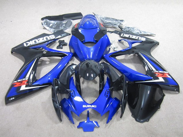 Discount 2006-2007 Black Blue Suzuki GSXR600 Motorcycle Fairings Kit Canada