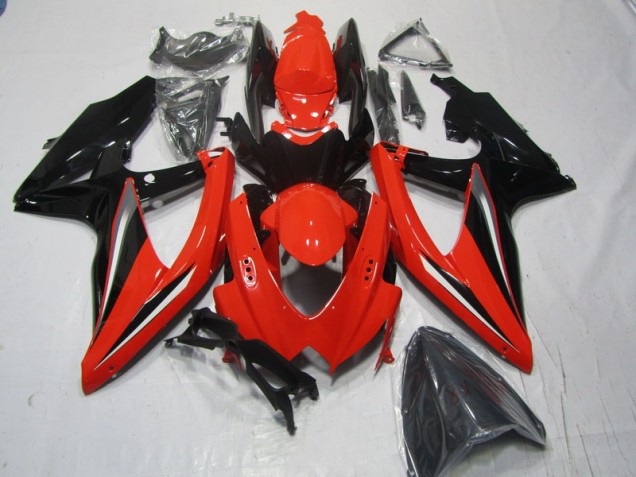 Discount 2008-2010 Red Black Suzuki GSXR600 Moto Fairings Canada