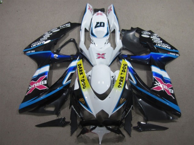 Discount 2008-2010 White Dark Dog 07 Suzuki GSXR600 Motorcycle Replacement Fairings Canada